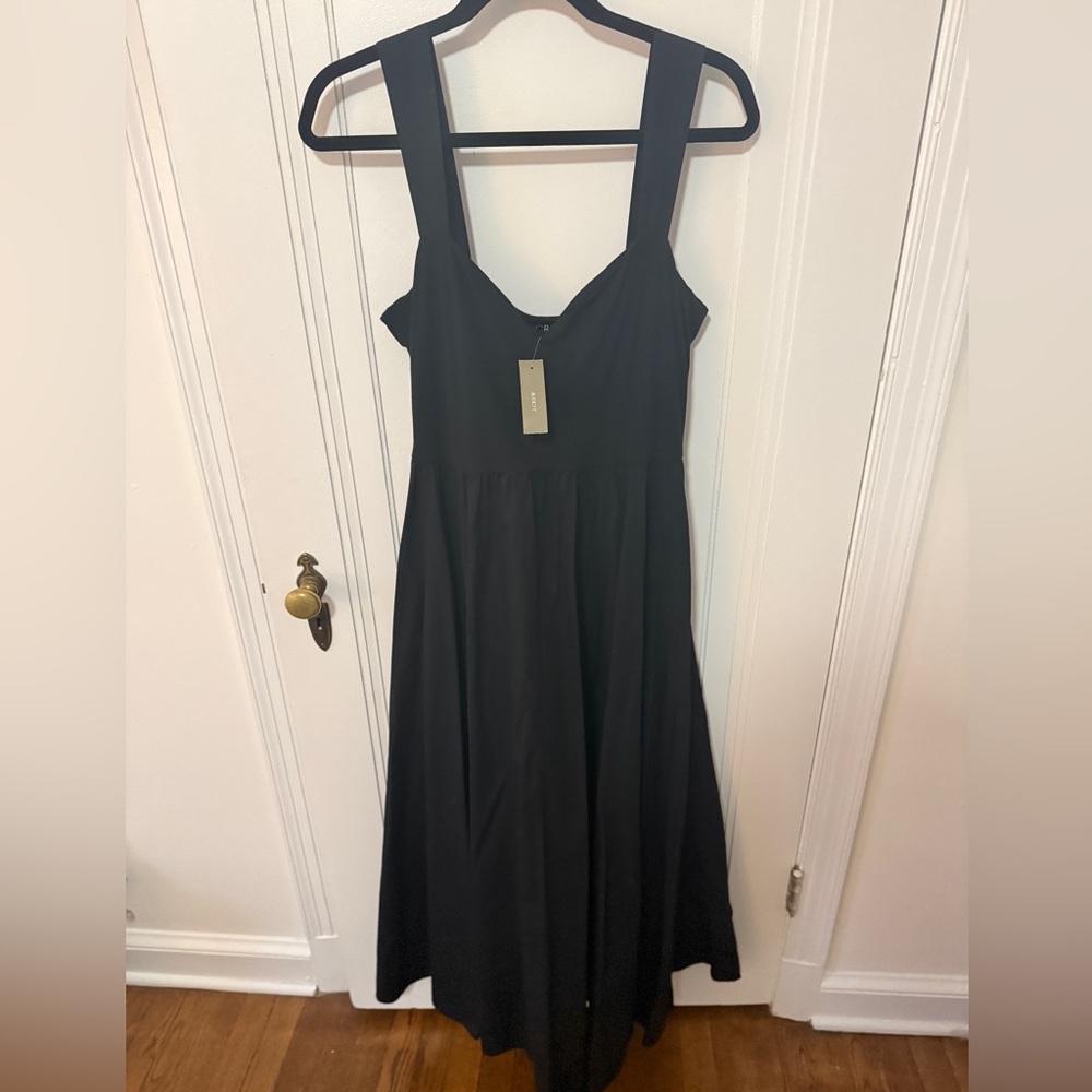 J. Crew Classic Black Maxi Dress